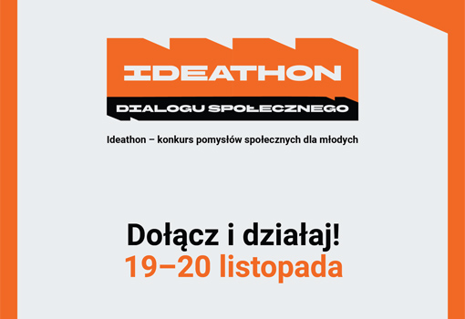 Zaproszenie graficzne na Ideathon