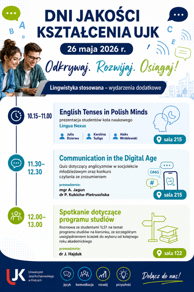 Plakat uzupełniający - wydarzenia dodatkowe 
